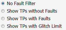 6. Filter by Fault