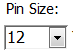 9. Pin Size