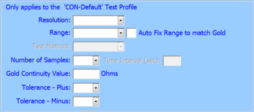 5. Update Continuity Test Profile