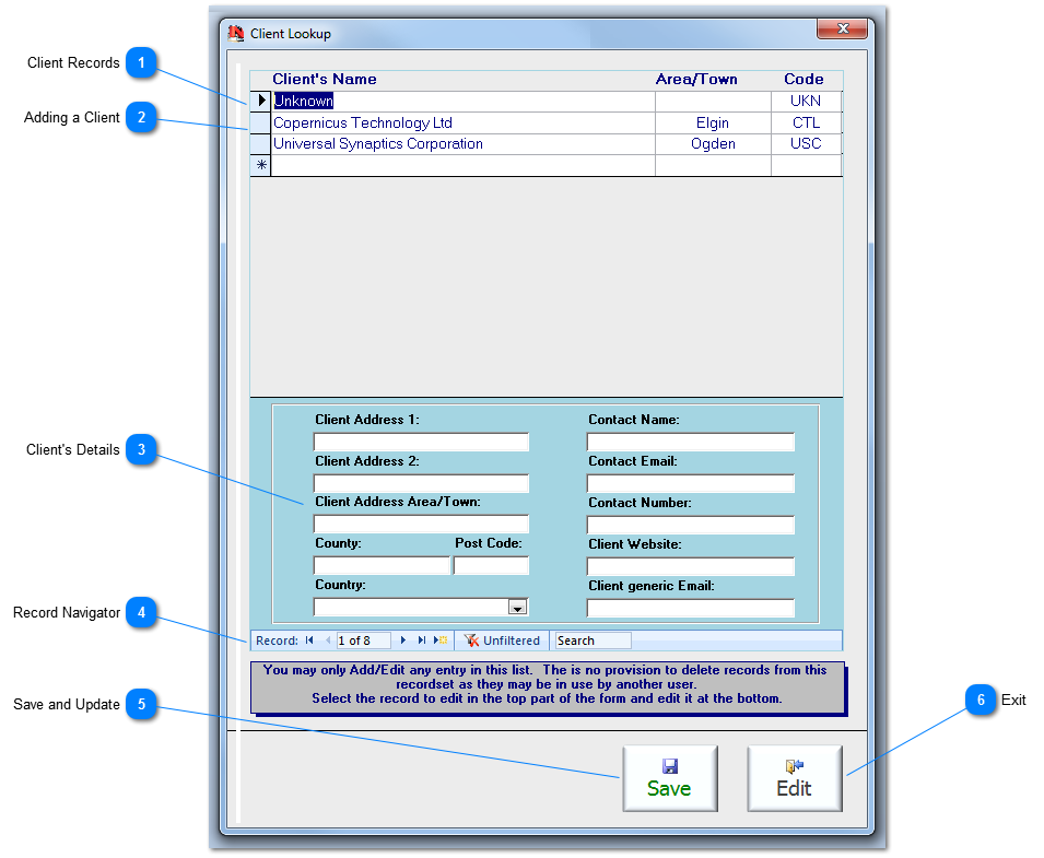 Client Lookup