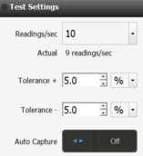 1. Test Settings