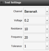 1. Test Settings