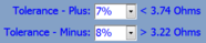 5. Tolerance Values