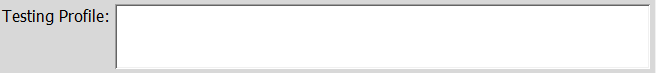 12. Testing Profile